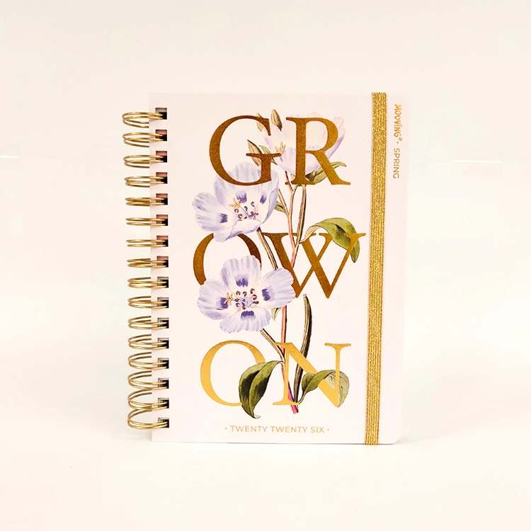 Agenda Mooving 2026 Spring Grow On 15x21 cm Dia por Pagina con Espiral Art.1405128